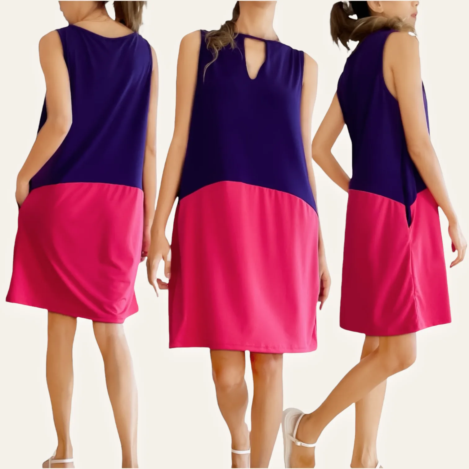 Color Block CALLA Shift Dress