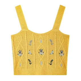 Cottagecore Knit Tank Top