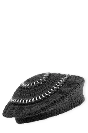 Cotton-Knit Beret