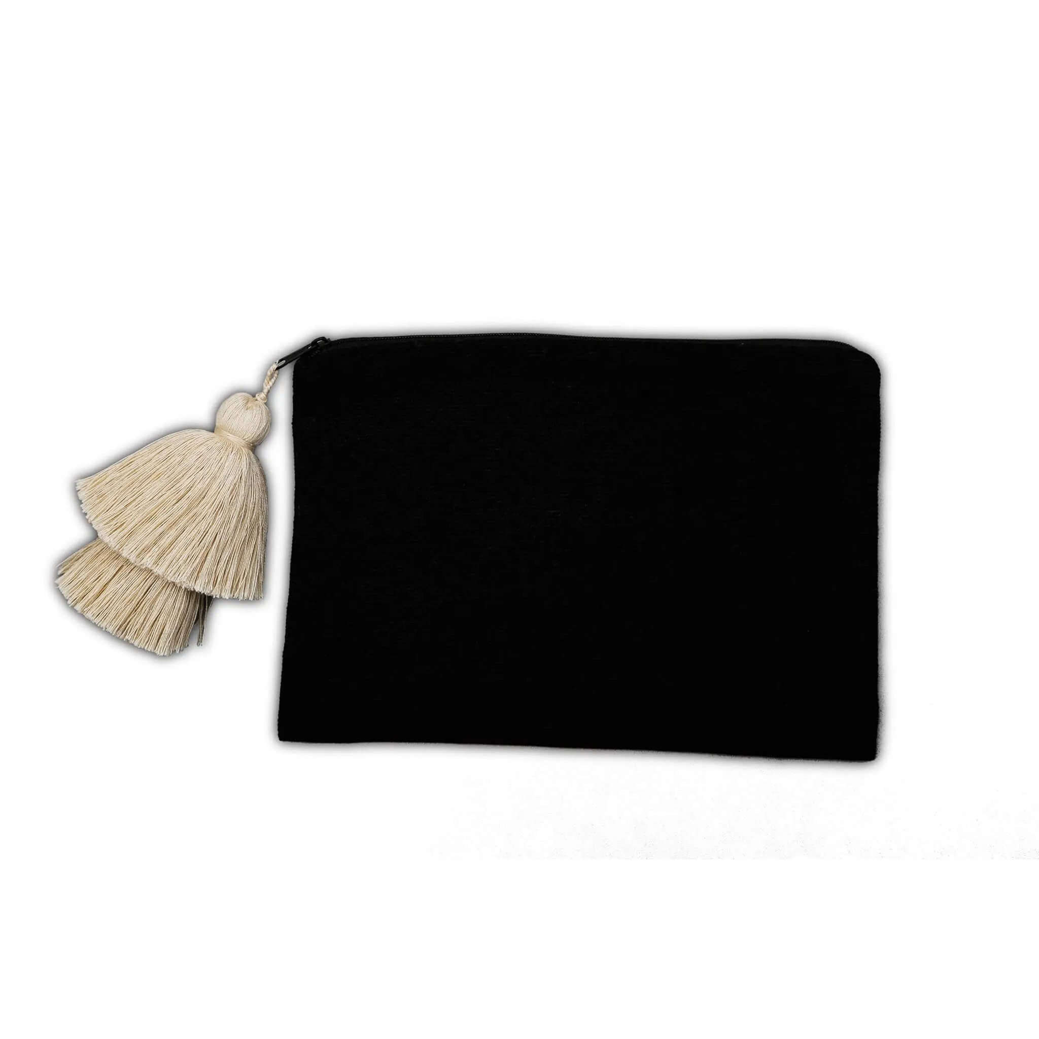 Black Cotton Pouch