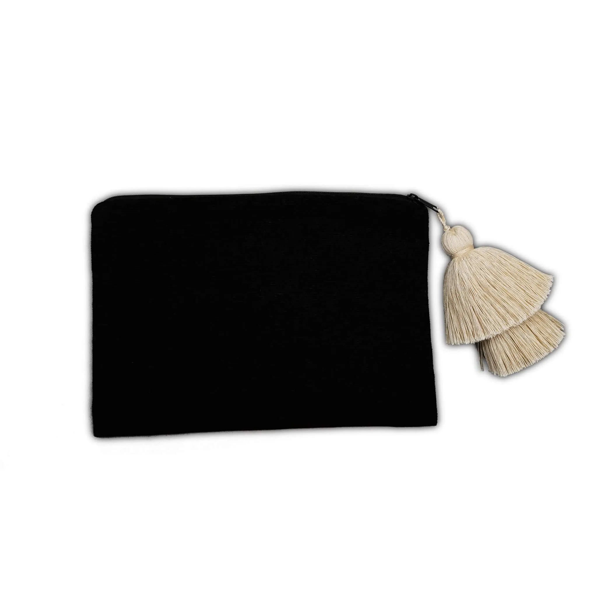 Black Cotton Pouch