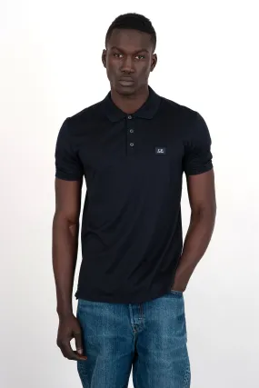 C.P. Company Dark Blue 70-2 Cotton Jersey Polo