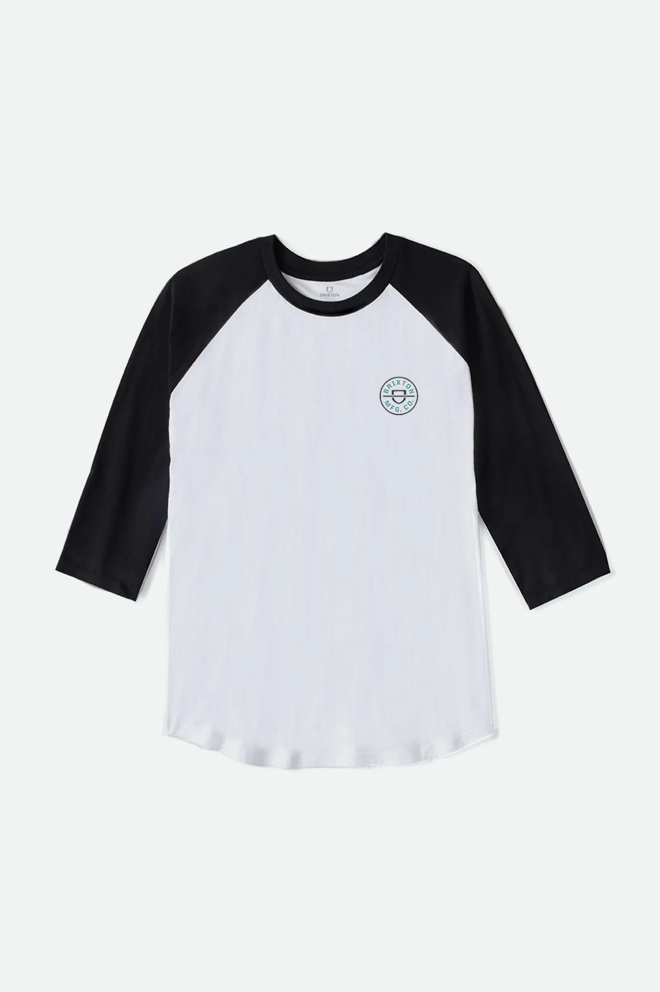 Crest S/S Raglan Knit - White/Black