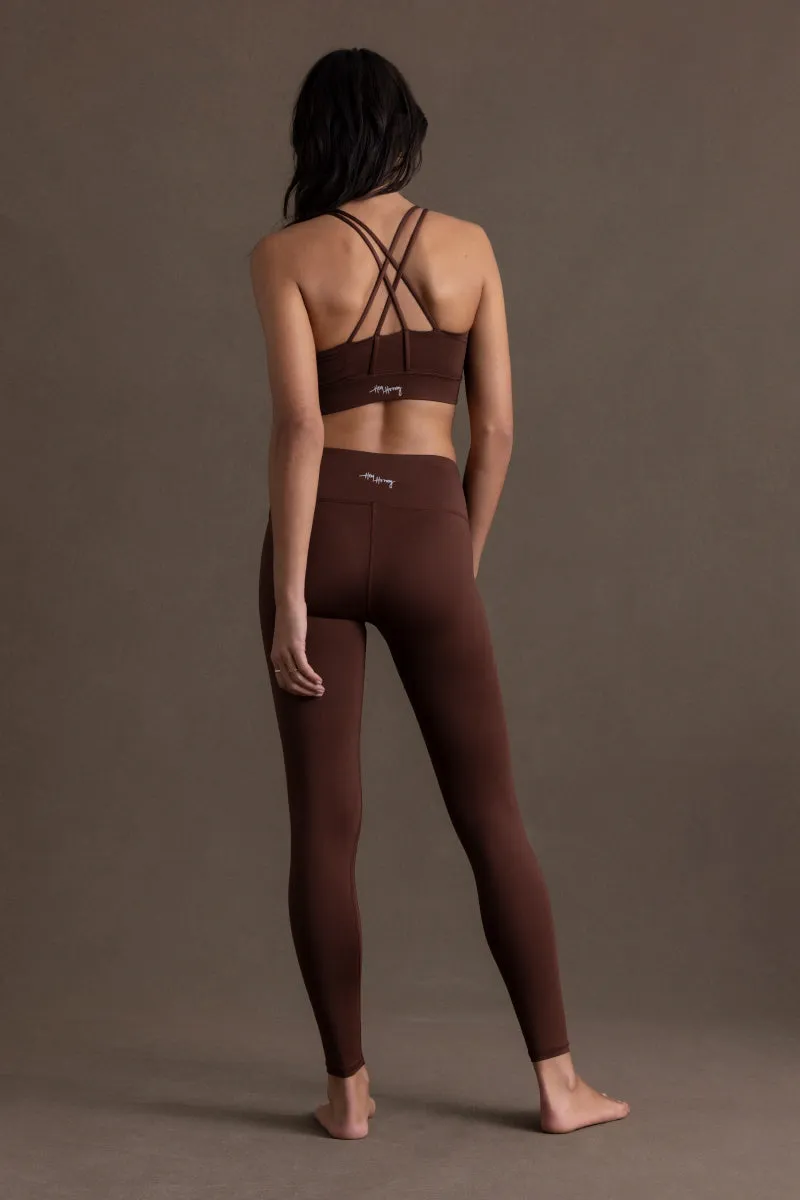 Criss-Cross Bra Chocolate