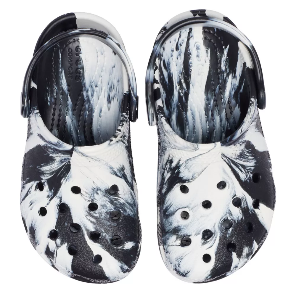 CROCS  BOYS LITTLE-BIG KID CLASSIC MARBLE CLOG