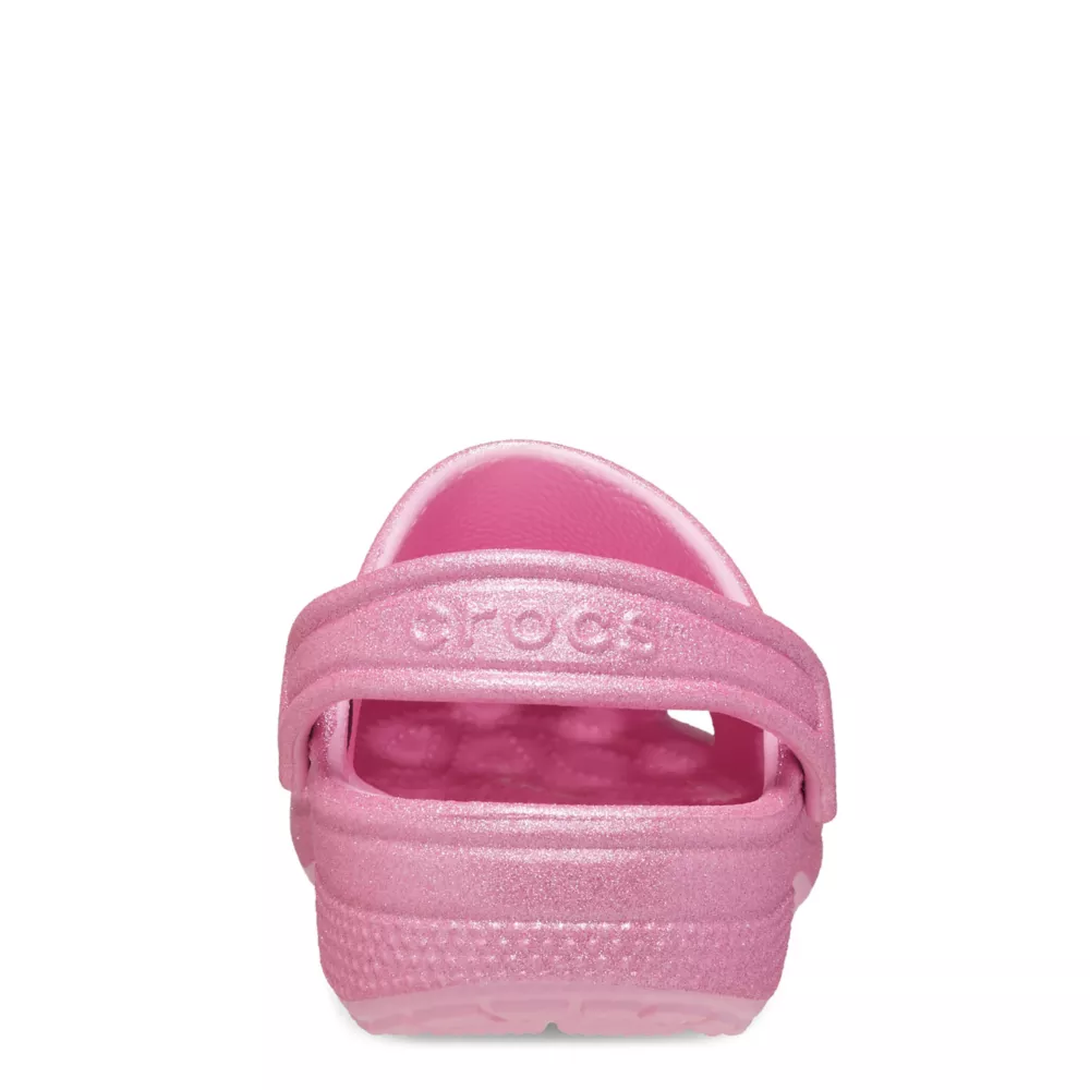 CROCS  GIRLS LITTLE-BIG KID CLASSIC GLITTER CLOG