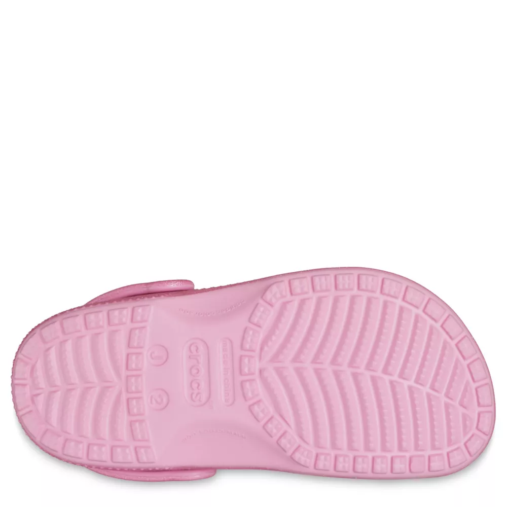 CROCS  GIRLS LITTLE-BIG KID CLASSIC GLITTER CLOG