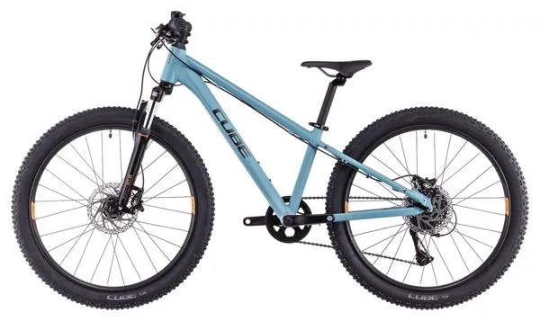 Cube Acid 240 Disc Kid Hardtail MTB Shimano Acera 8S 24'' Teal Blue 2025 7 - 10 Years Old