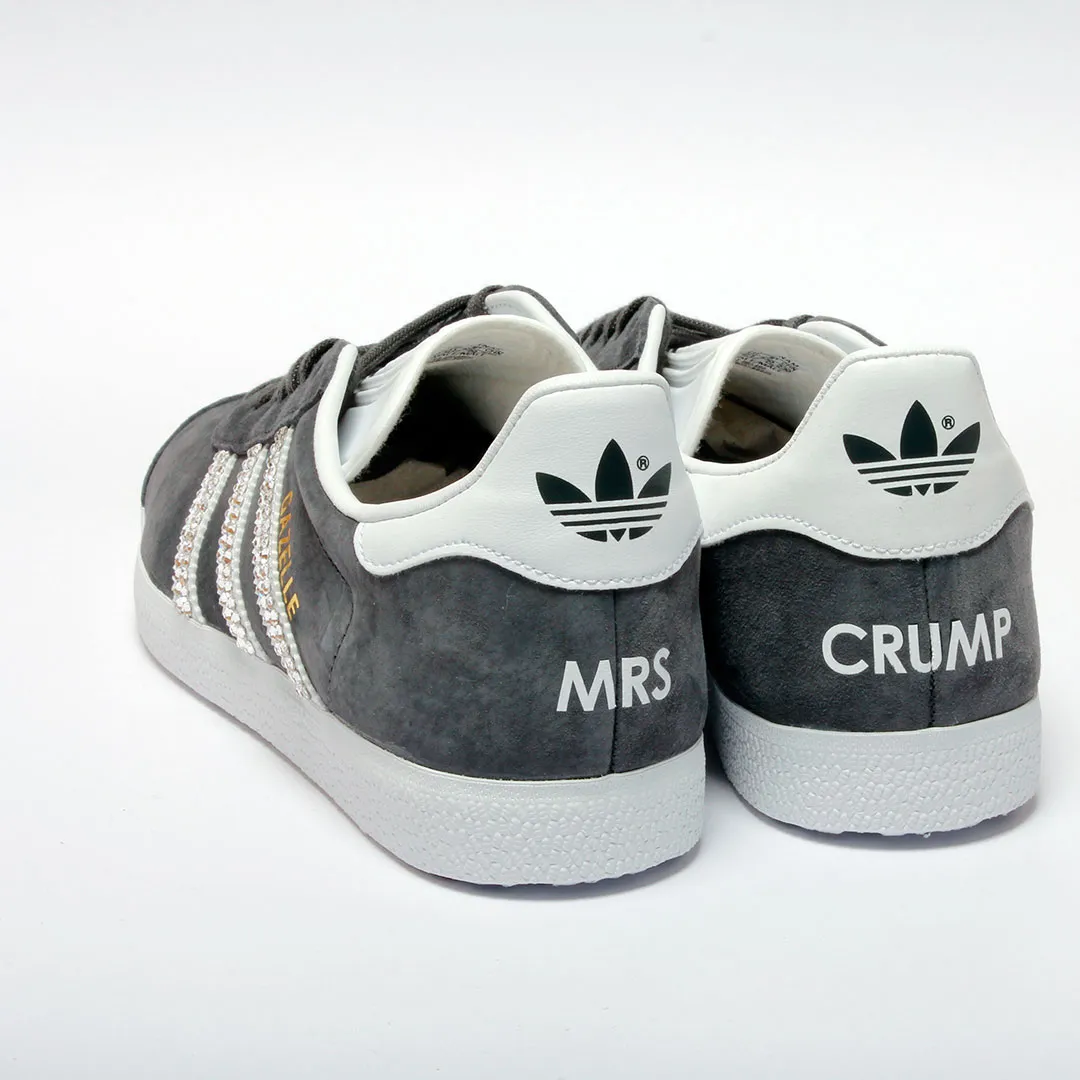 Custom Adidas Wedding Trainers Gazelle (Add your text to the heels)