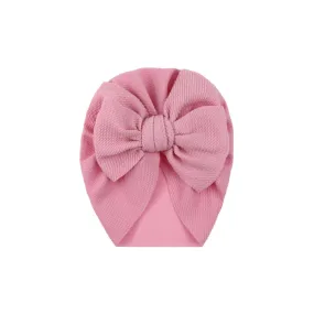 Cute Calla Baby Turban Hat in Peony