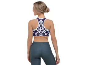 Deep Blue Sports bra