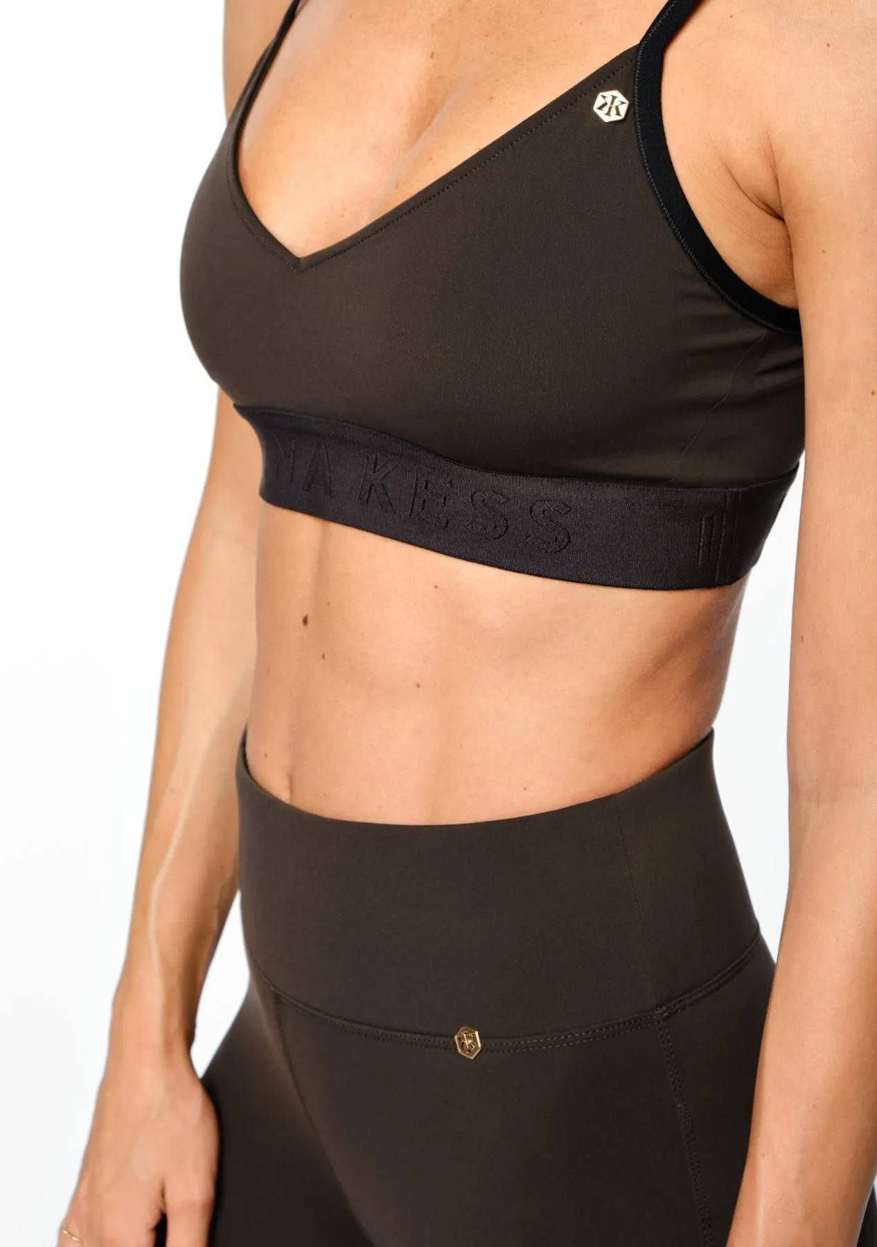 DELTA Padded Bra coal