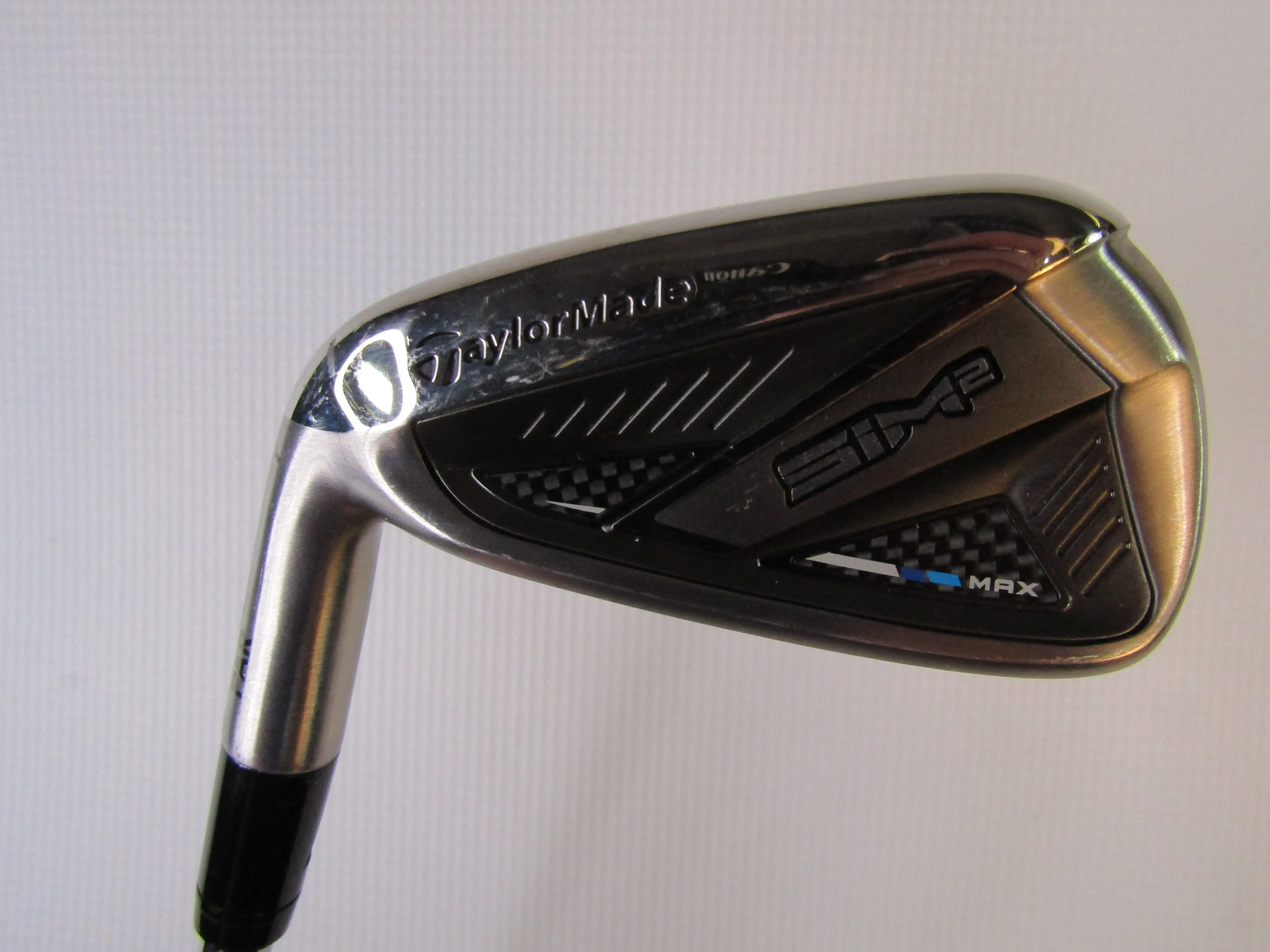 DEMO TaylorMade Sim2 Max #7 Iron Stiff Flex Steel Shaft Men's Left Hand