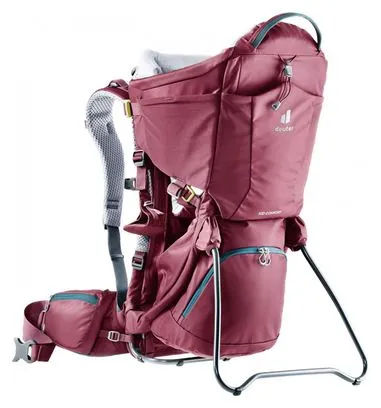 Deuter Kid Comfort Child Carrier Maroon Red