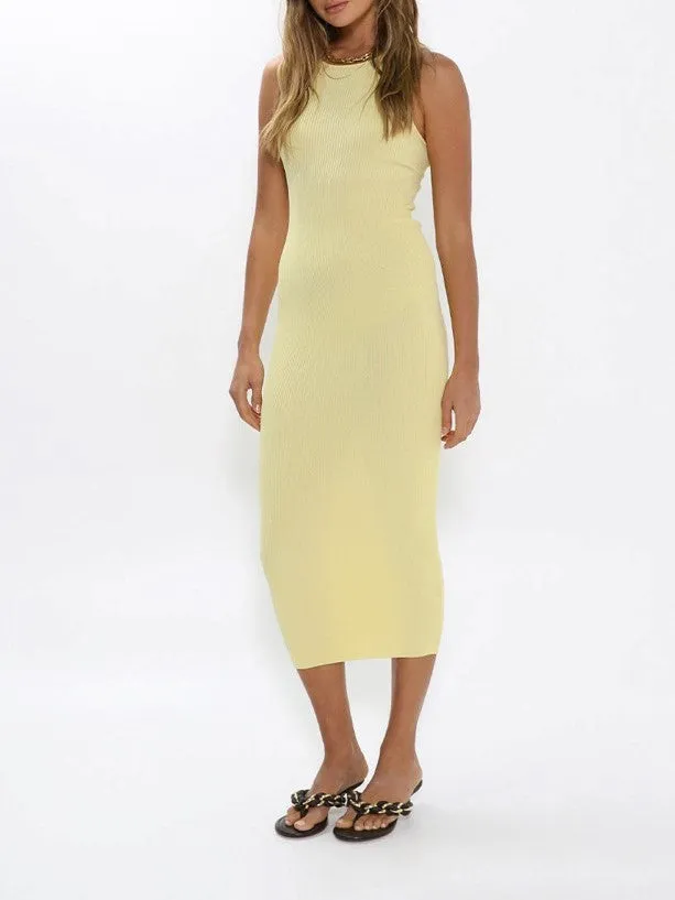 Devon Knit Midi Dress from MADISON THE LABEL