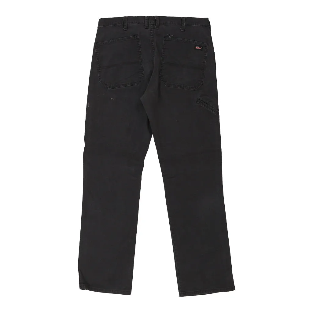 Dickies Trousers - 36W 29L Black Cotton