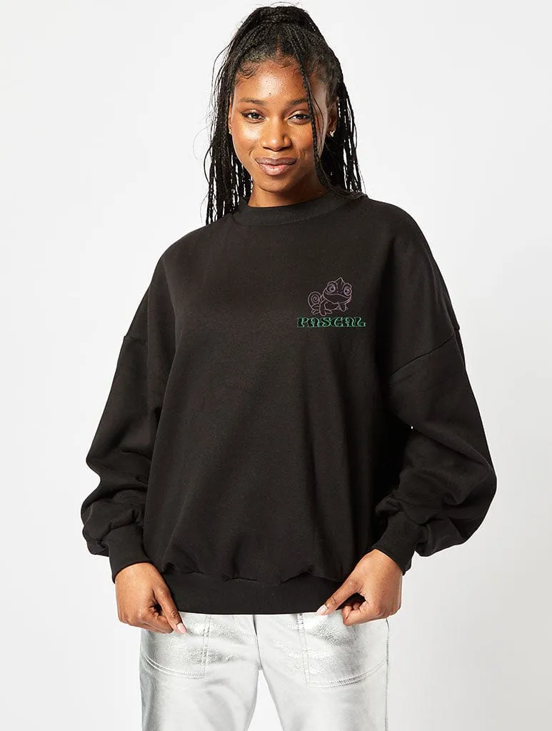 Disney Pascal Sweatshirt in Black