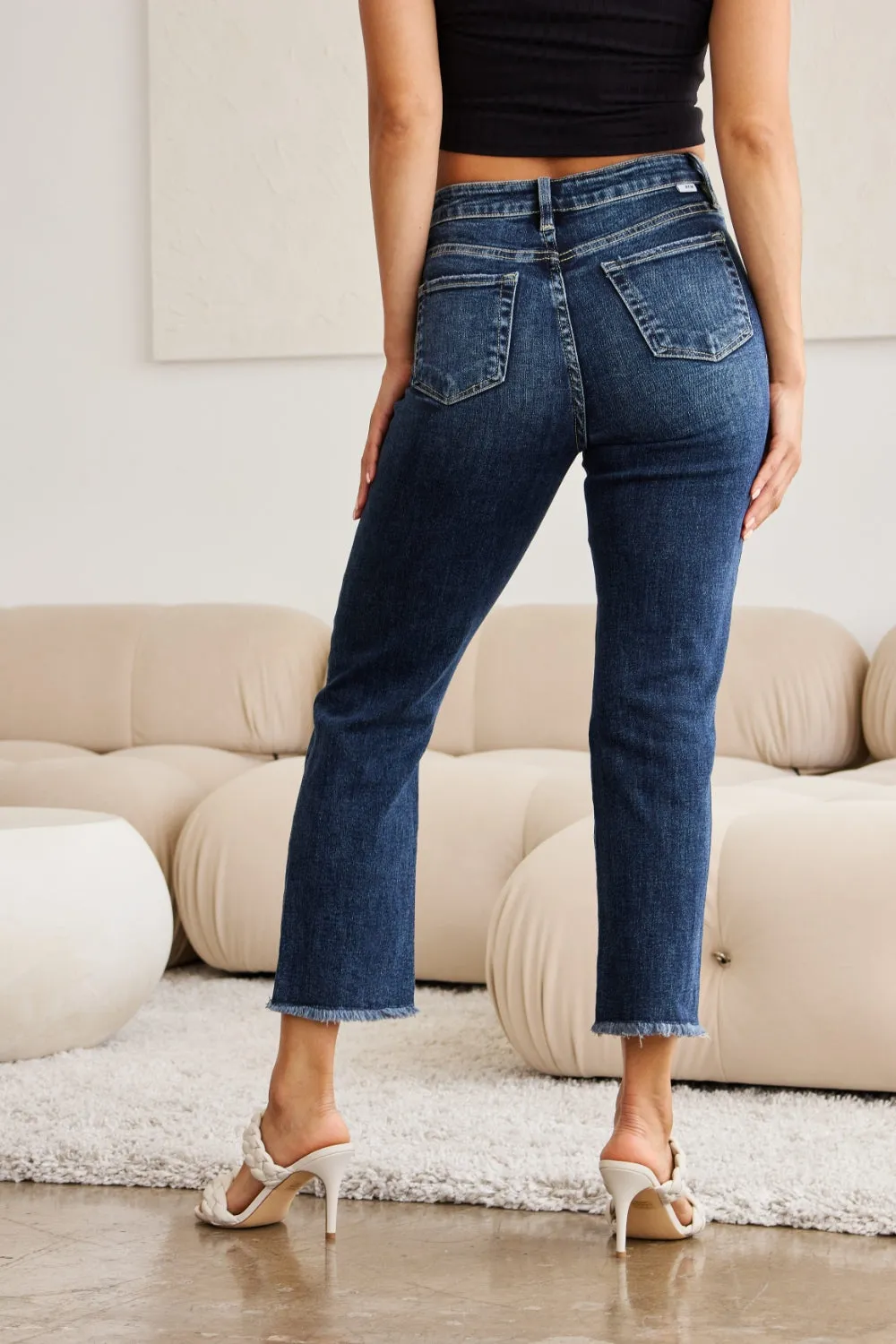 RFM High Waist Distressed Jeans