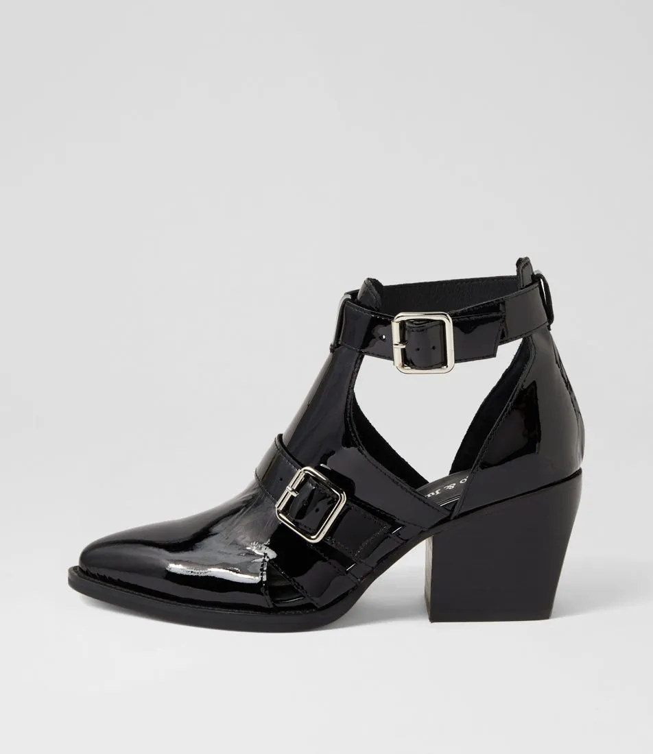 DJANGO & JULIETTE Millen Black Patent Leather Heels