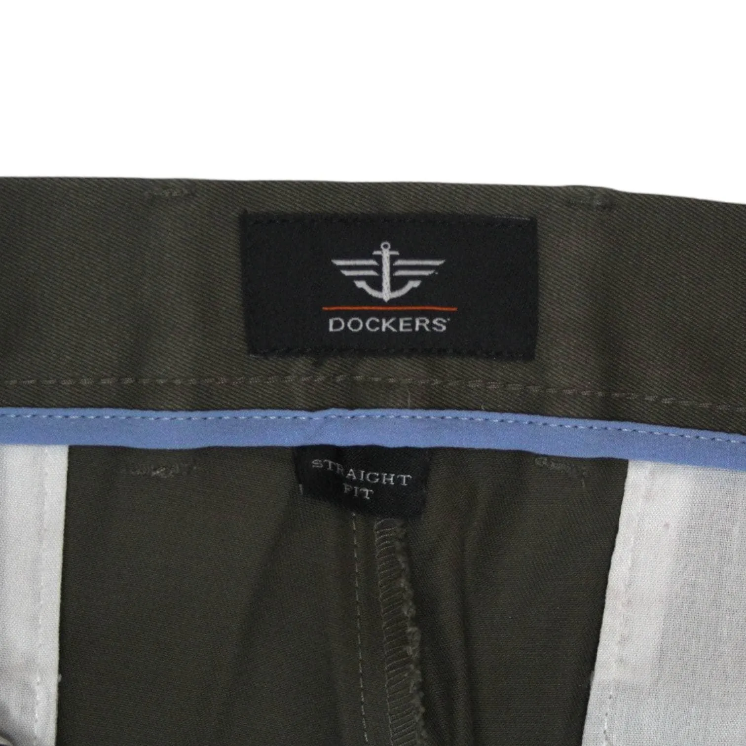 Dockers Green Straight Fit Trousers