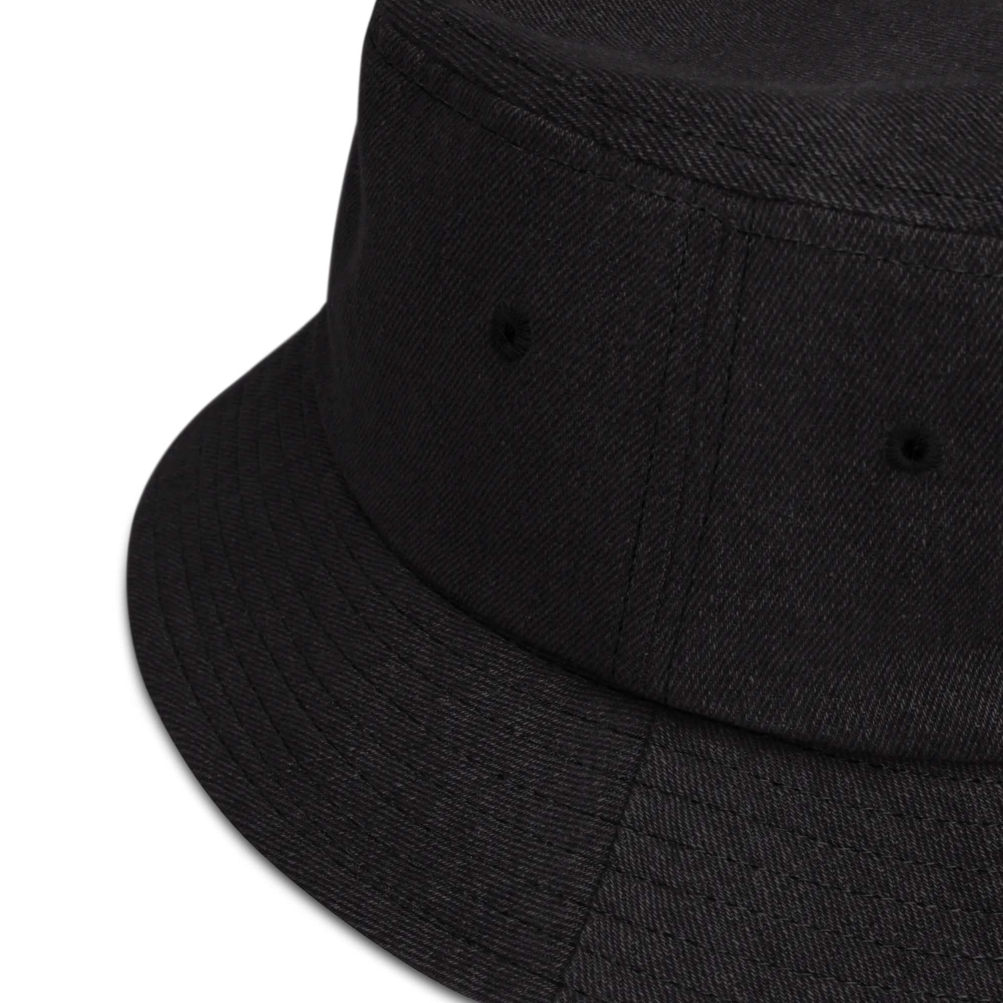 Dope Black Dad Denim Bucket Hat