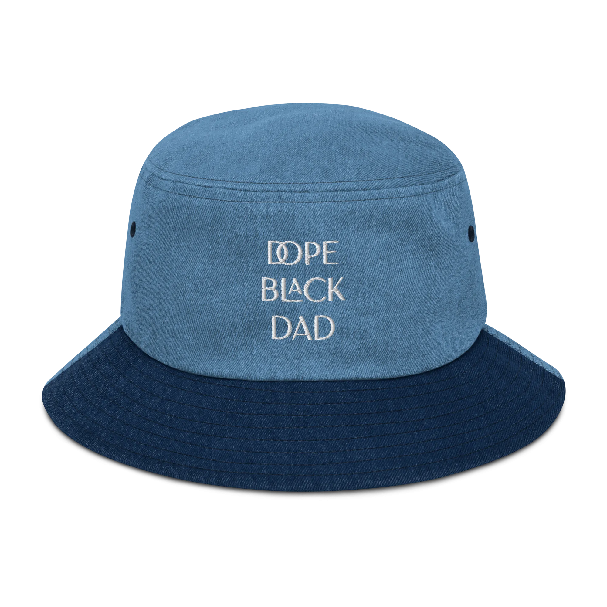 Dope Black Dad Denim Bucket Hat