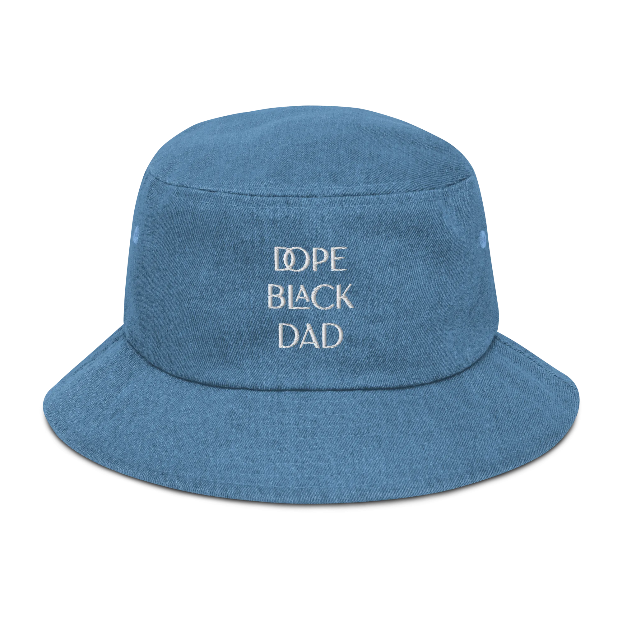 Dope Black Dad Denim Bucket Hat