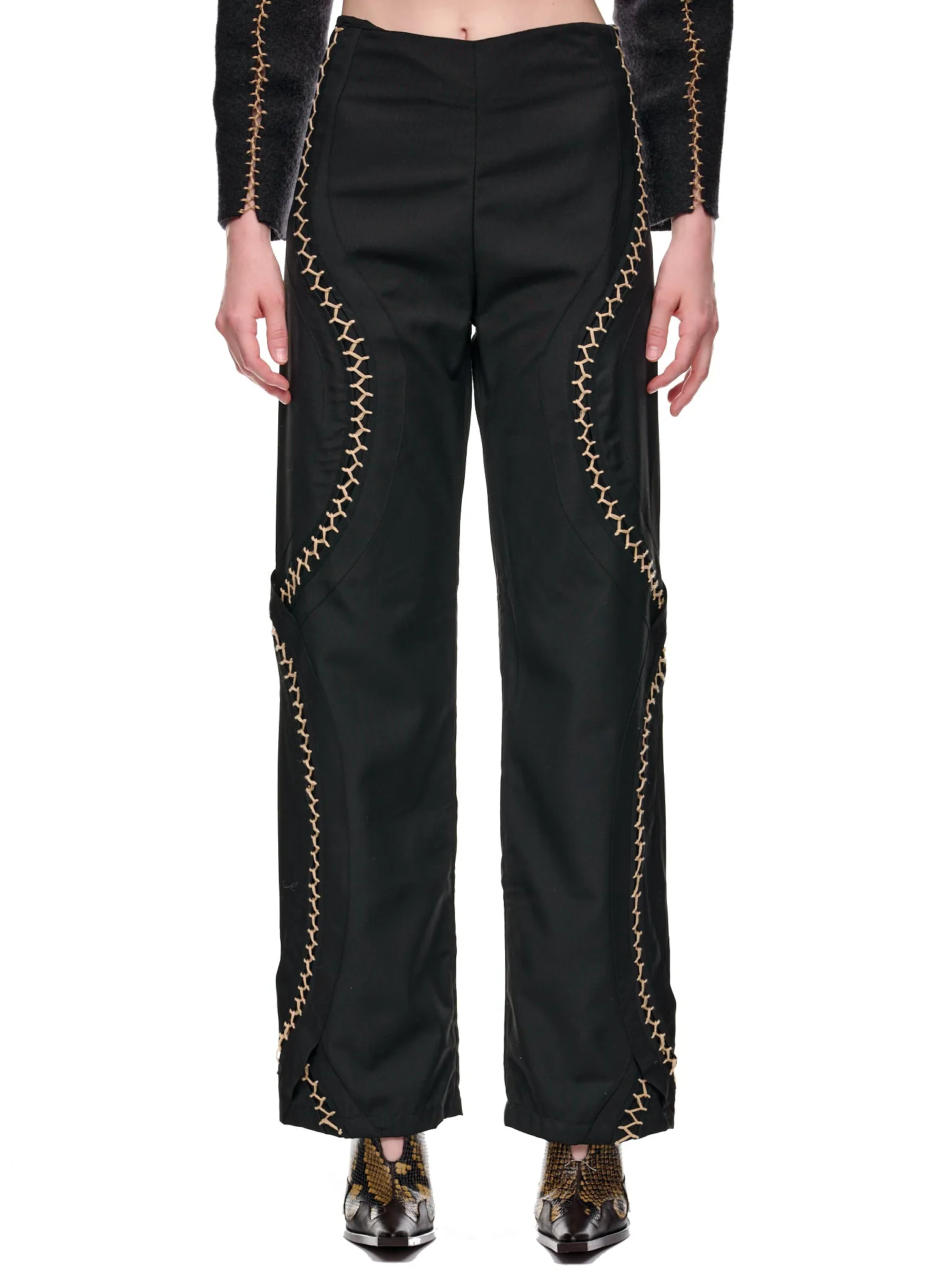 Double Helix Trousers (DOUBLE-HELIX-BLACK-BROWN-RIBBO)