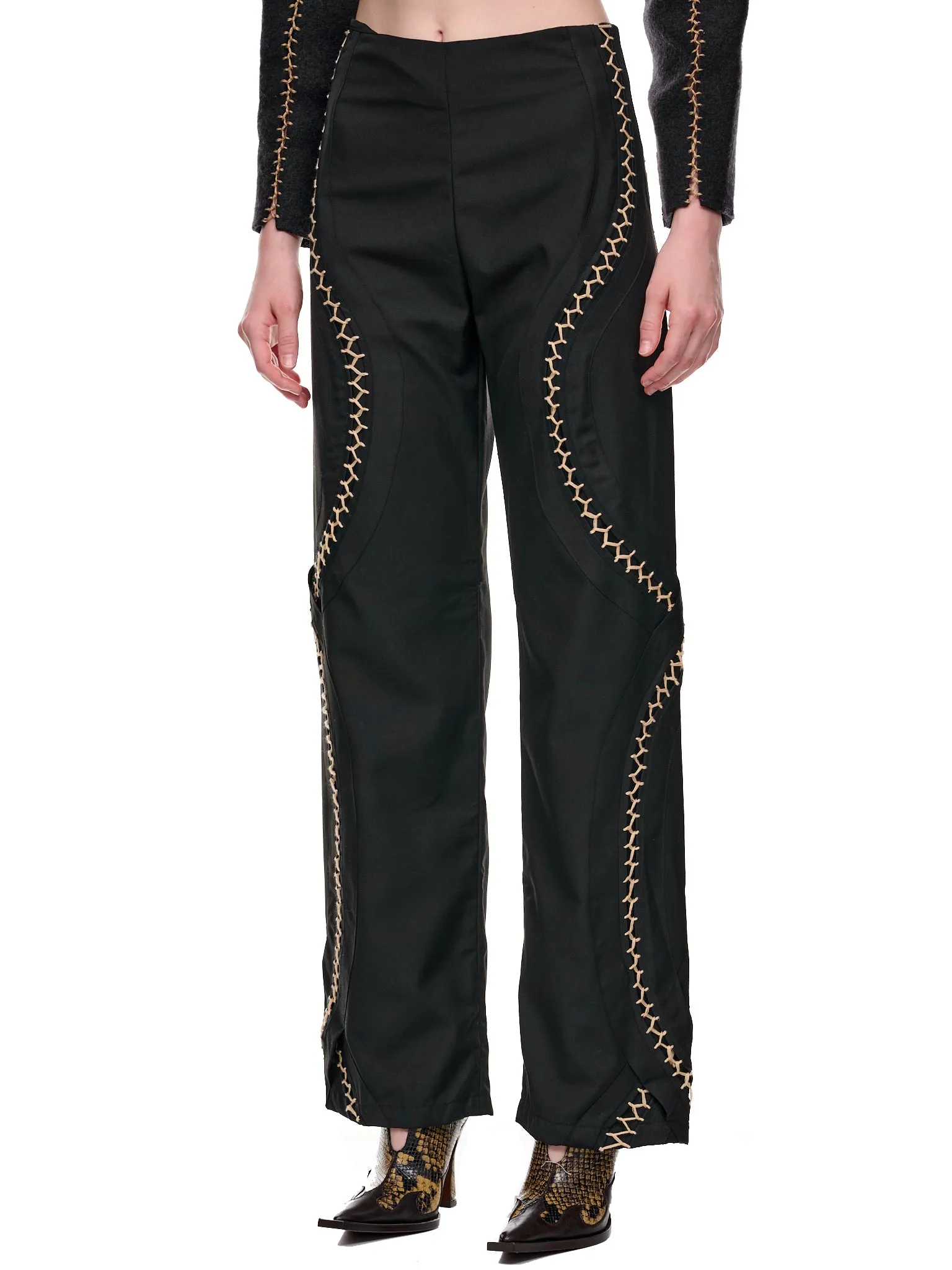 Double Helix Trousers (DOUBLE-HELIX-BLACK-BROWN-RIBBO)