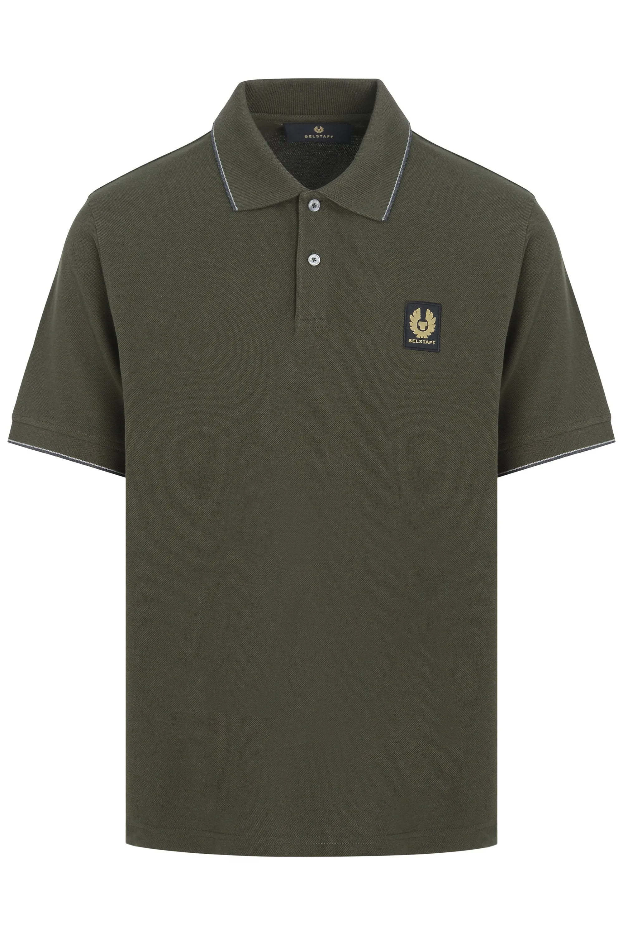 Double Tipped Polo Green