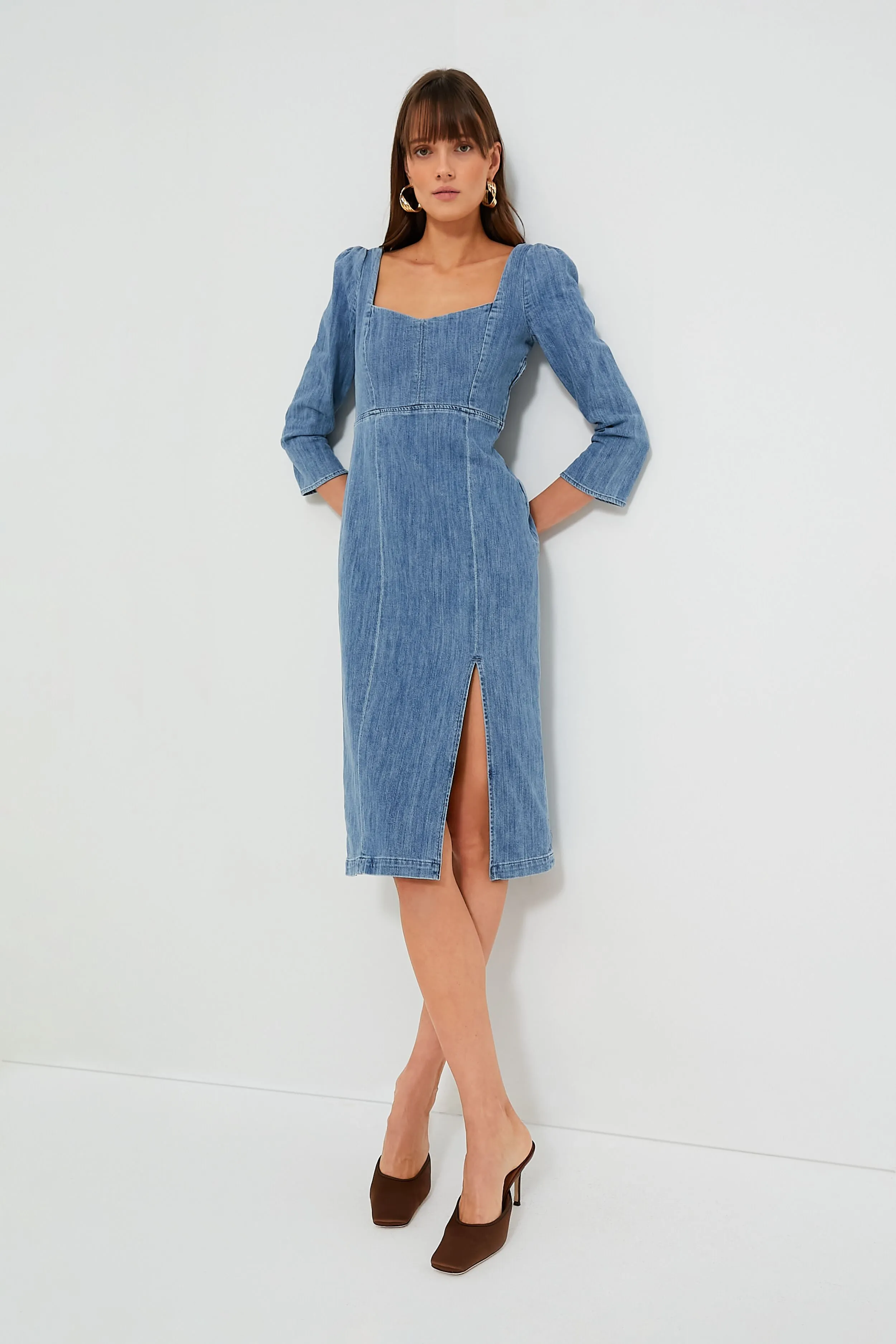 Dusty Blue Tallulah Dress