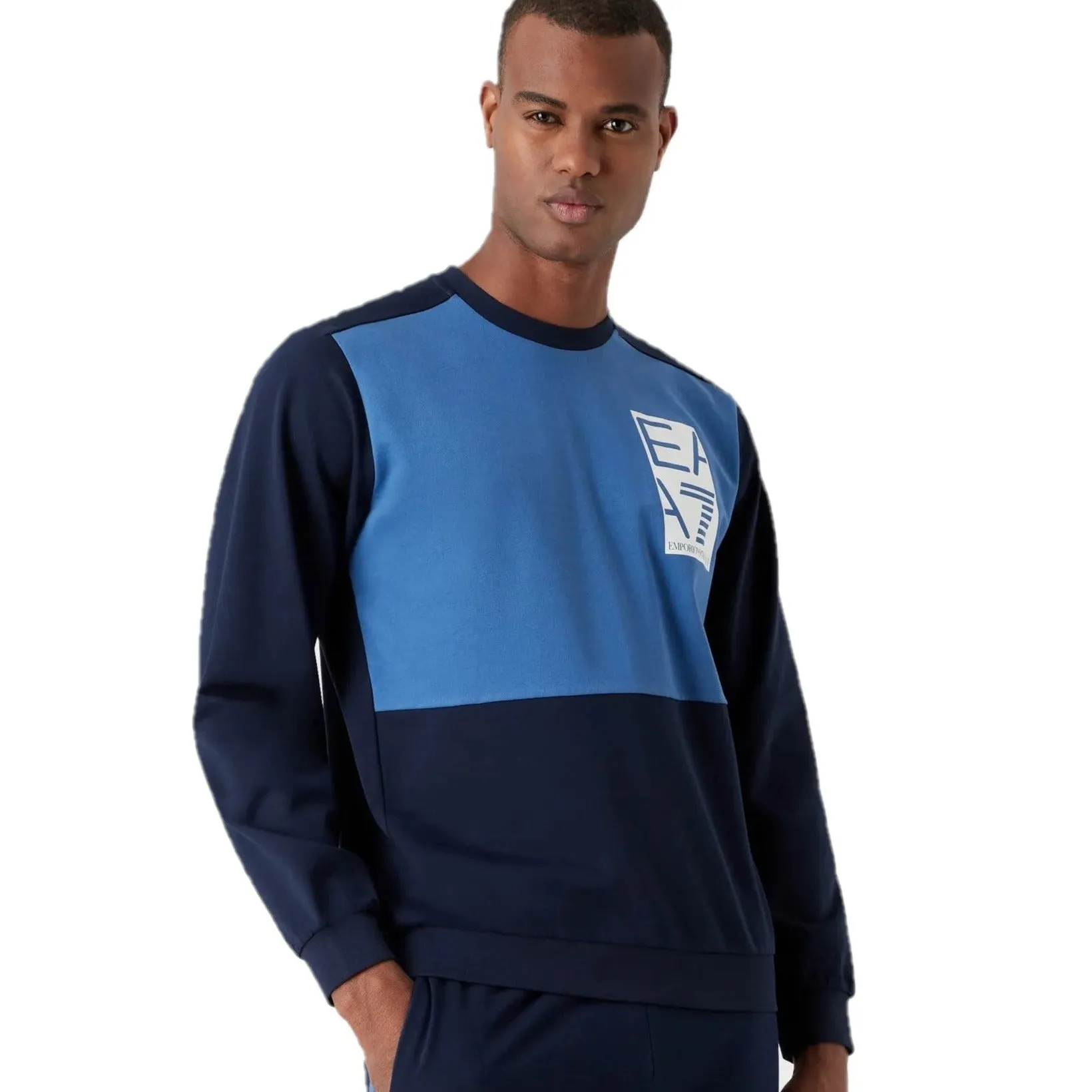 EA7 Graphic Series Sweatshirt - Men's Athletic Apparel