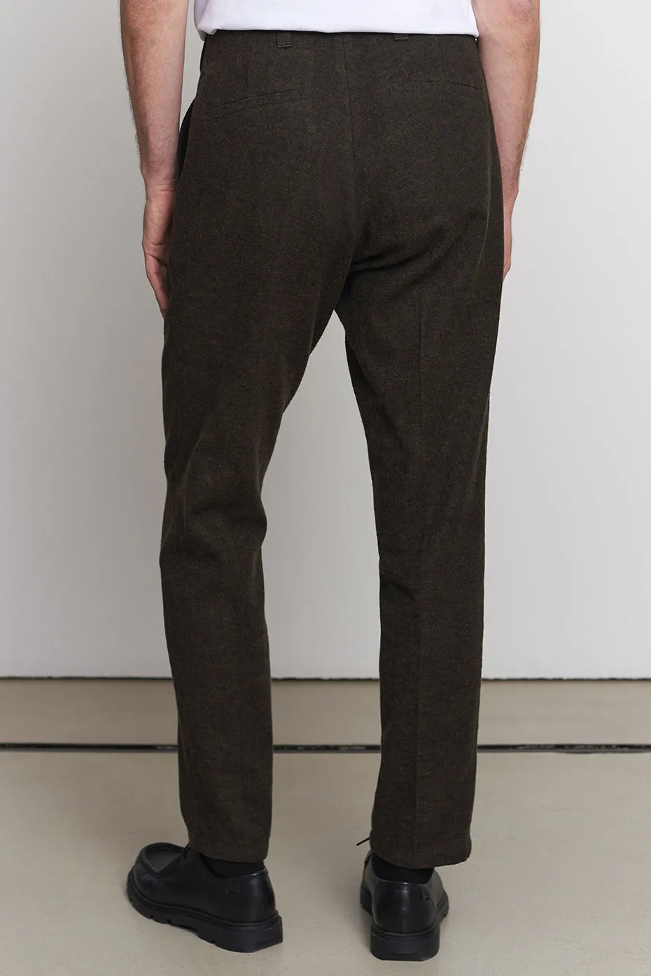 Eco Flannel Brown Jostha Trousers