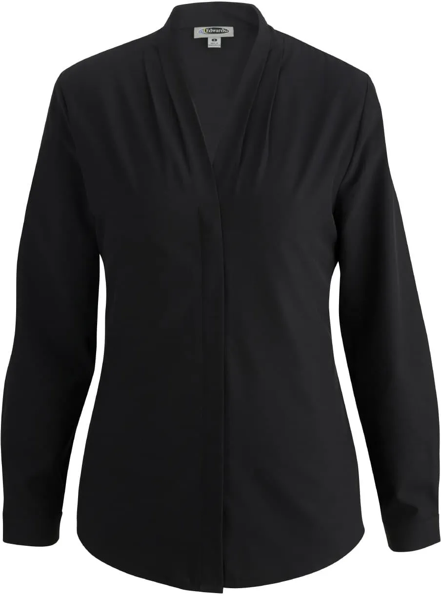 Edwards Ladies V-Neck Blouse