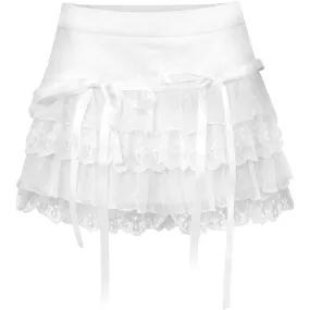 Sweet Girl Lace Cake Princess Ballet Fairy Skirt BY9142