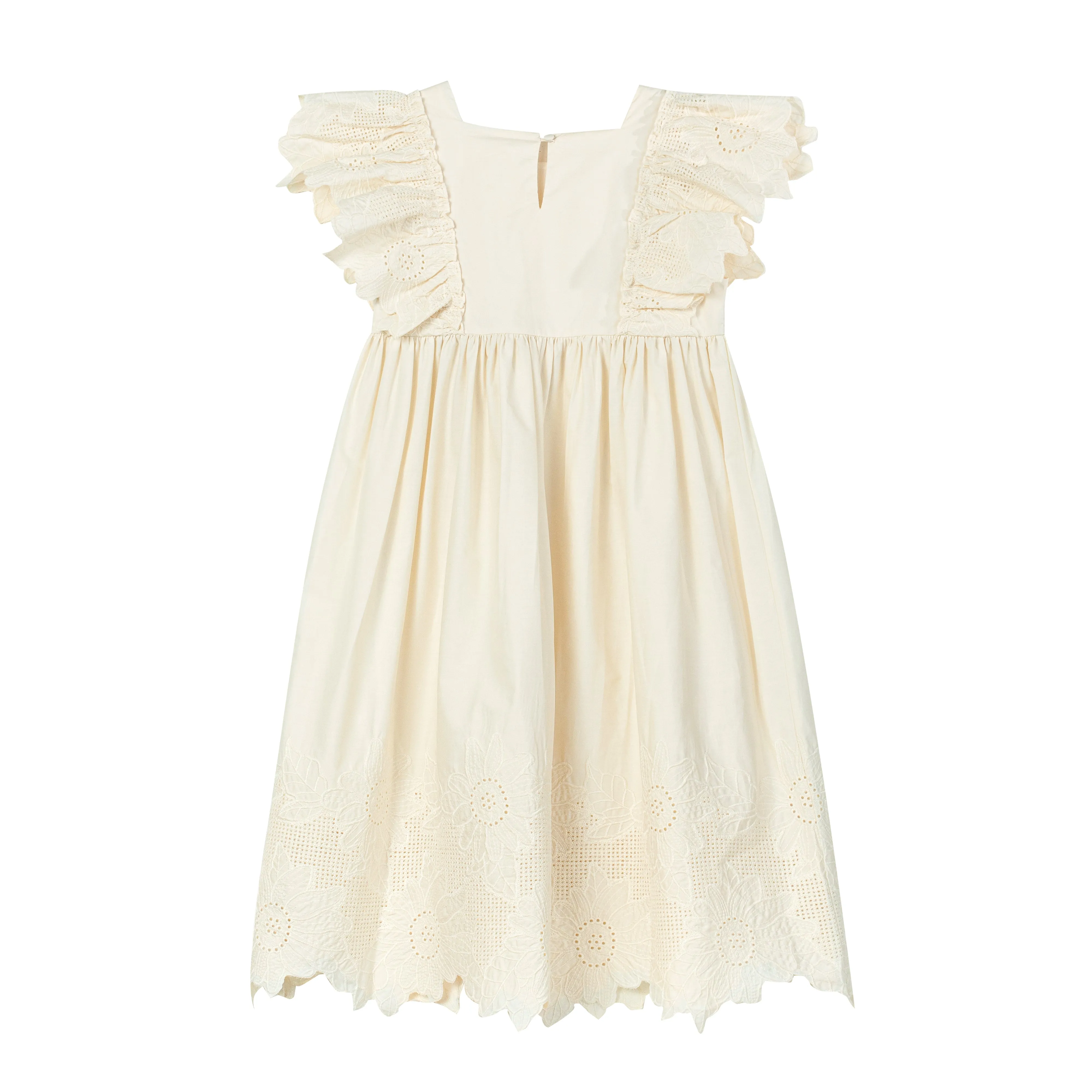 Cream Elena Dress