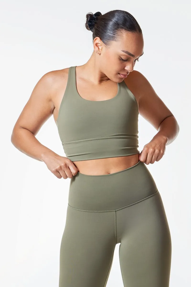 Elevate Bra Lichen Green