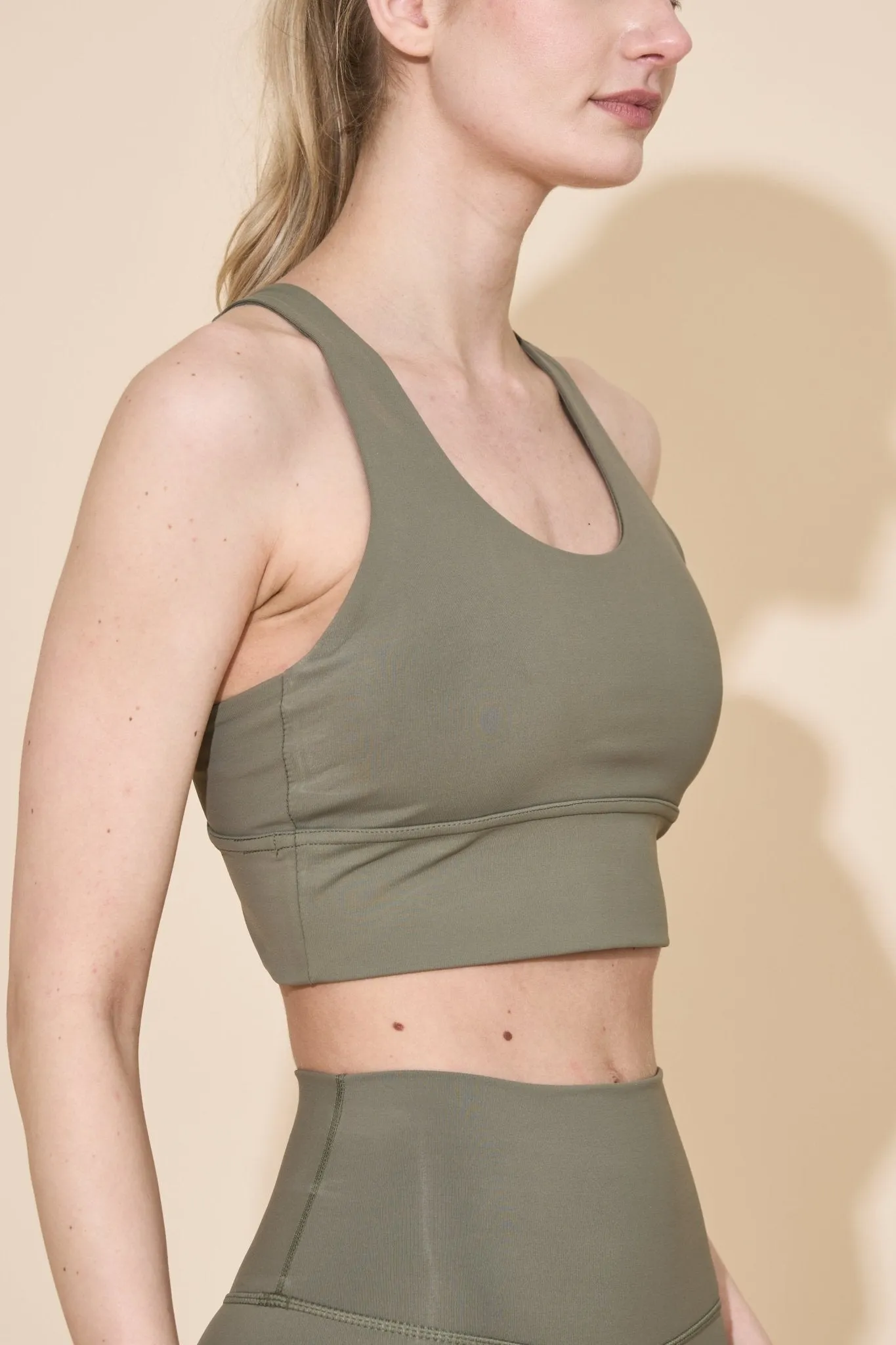 Elevate Bra Lichen Green