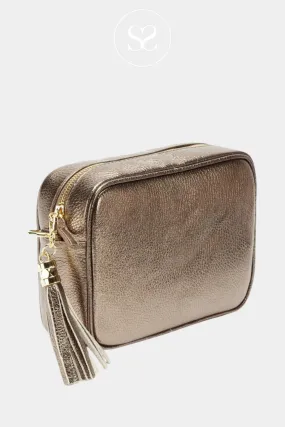 ELIE BEAUMONT - CROSSBODY BAG - BRONZE