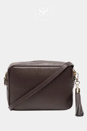 ELIE BEAUMONT - CROSSBODY BAG - CHOCOLATE