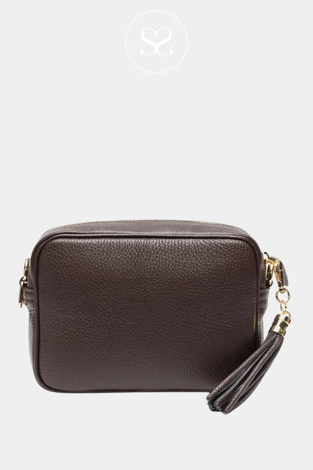 ELIE BEAUMONT - CROSSBODY BAG - CHOCOLATE