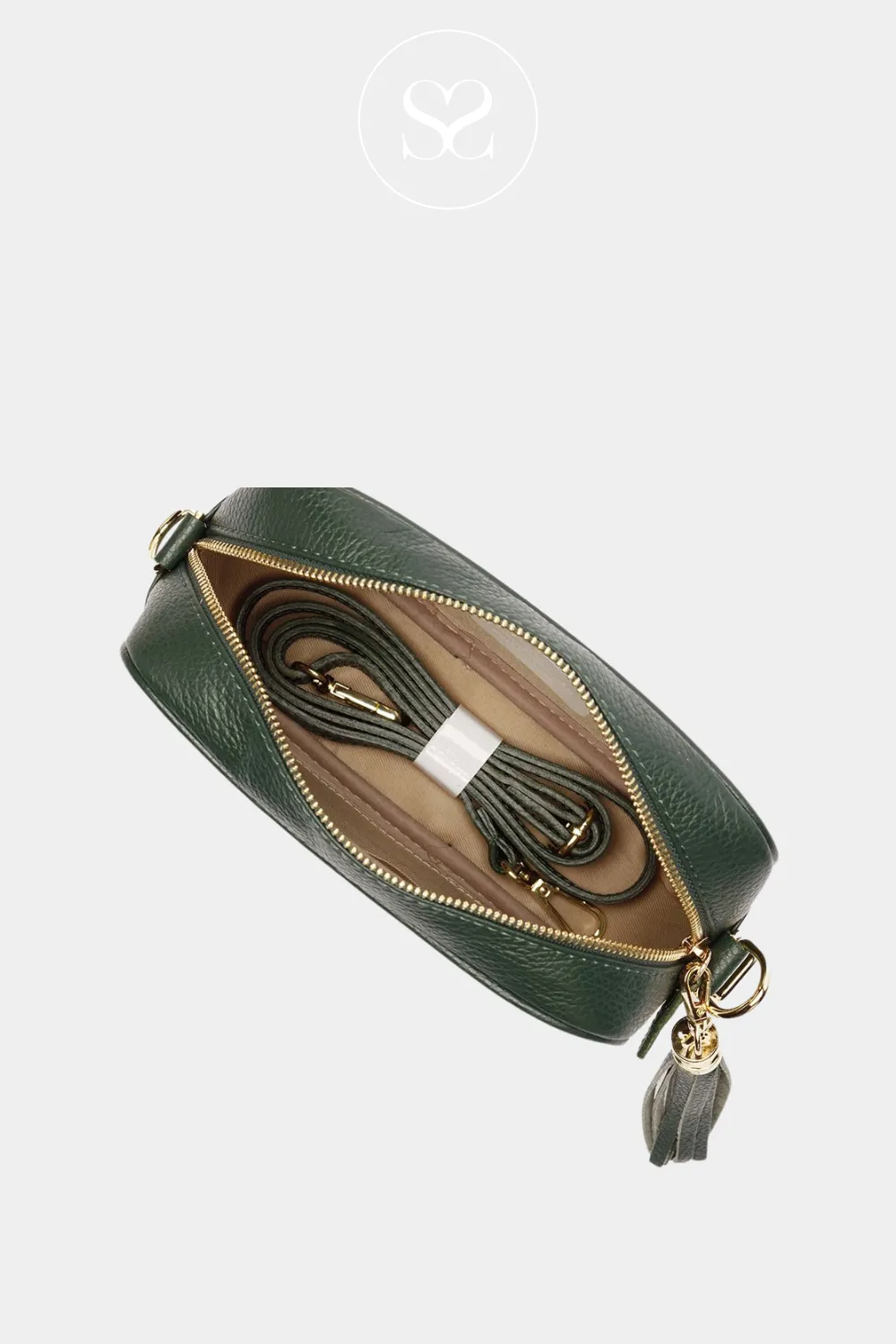 ELIE BEAUMONT - CROSSBODY BAG - GREEN