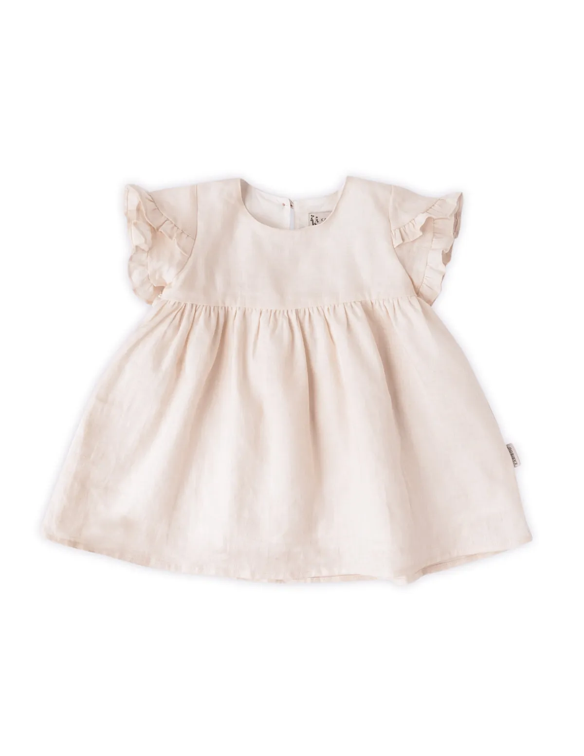 Baby Linen Dress Cookie Dough