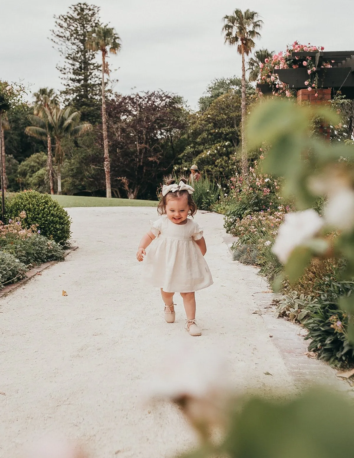 Baby Linen Dress Cookie Dough