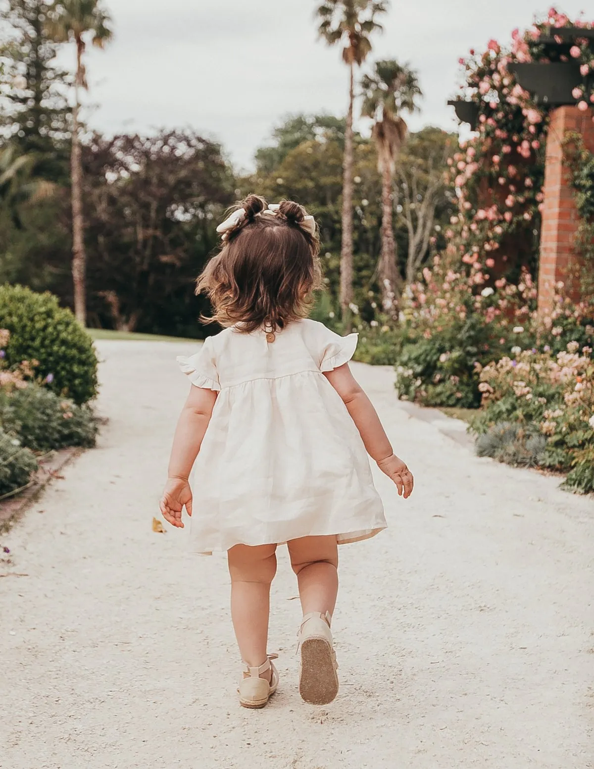 Baby Linen Dress Cookie Dough