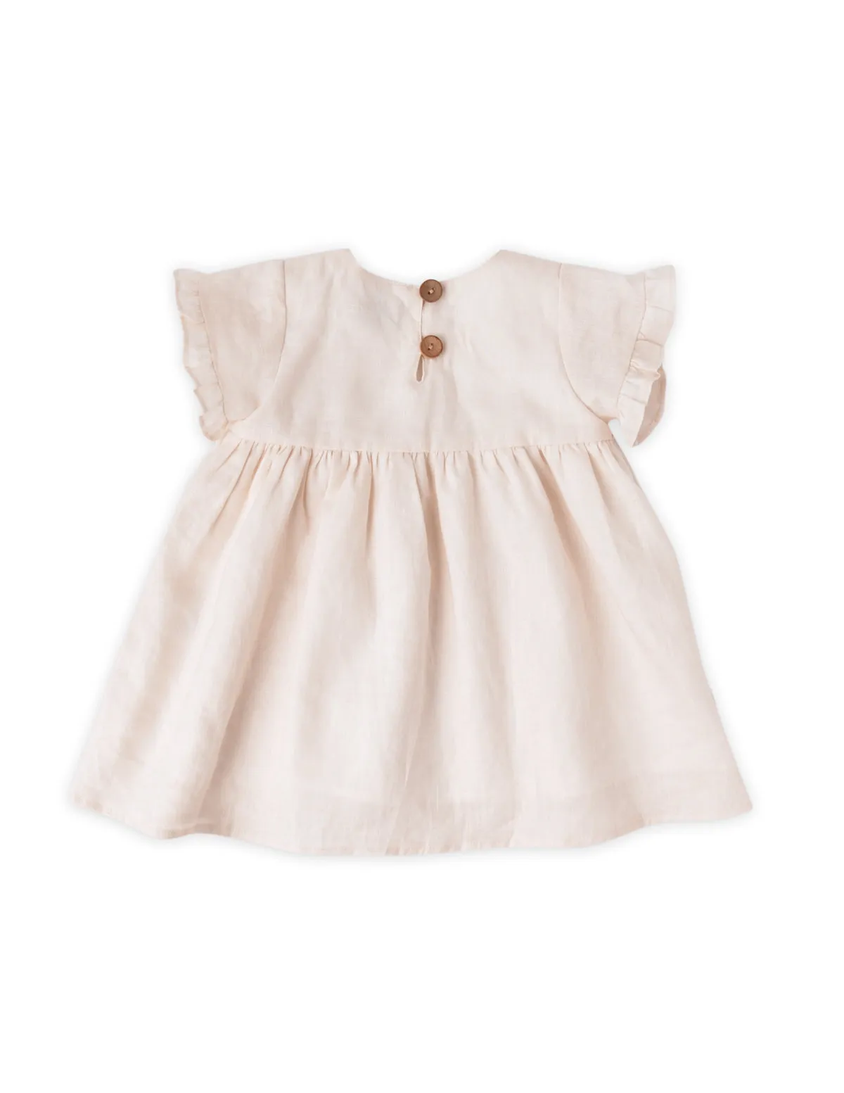 Baby Linen Dress Cookie Dough