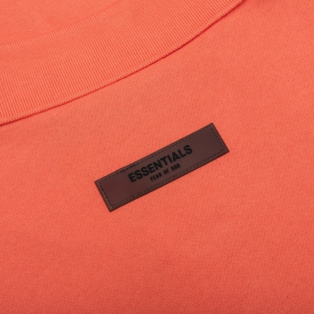 Long Sleeve Coral Polo from Essentials