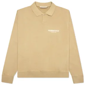 Long Sleeve Oak Polo from Essentials