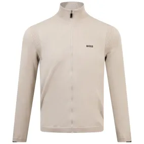 Light Beige Full Zip Knit - SS24