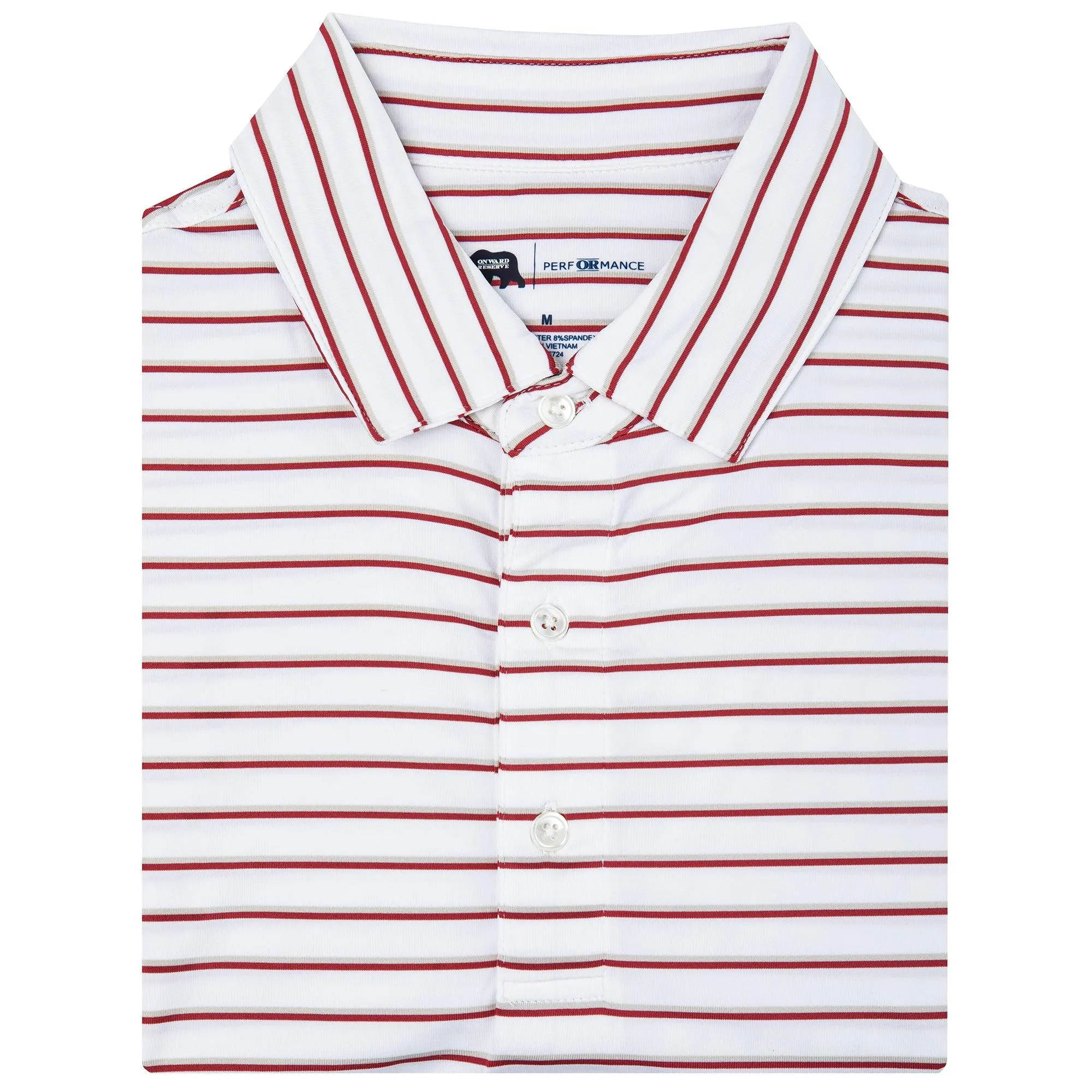 Fairway Stripe Performance Polo